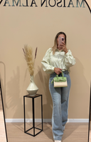 Chemisier style écolier à petit point