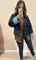 Chemise cintrée marron