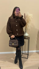 Gillet Emma chocco en laine