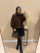 Gillet Emma chocco en laine