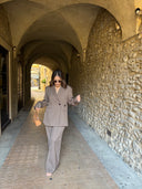 Tailleur choco (blazer oversize ou cintré)